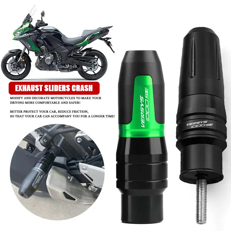 

For Kawasaki VERSYS1000SE Versys 1000 SE 2019-2022 Motorcycle CNC Accessoires Falling protection Exhaust Slider Crash pad slider