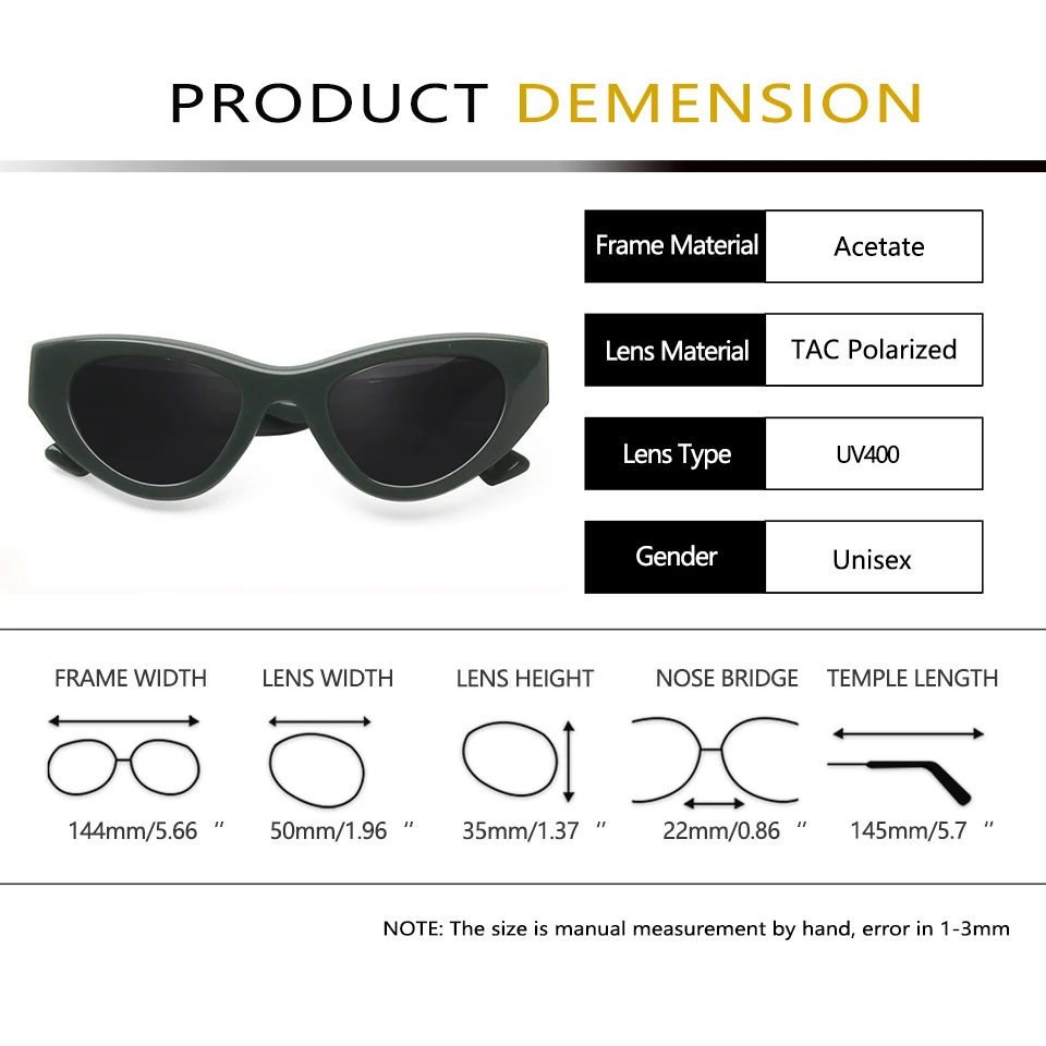 Высококачественные экологически чистые солнцезащитные очки из биоацетата