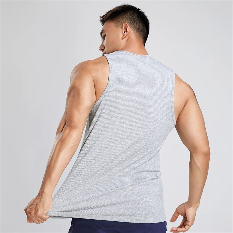 Майка мужская облегающая для фитнеса обтягивающий Топ спортзала бега отдыха