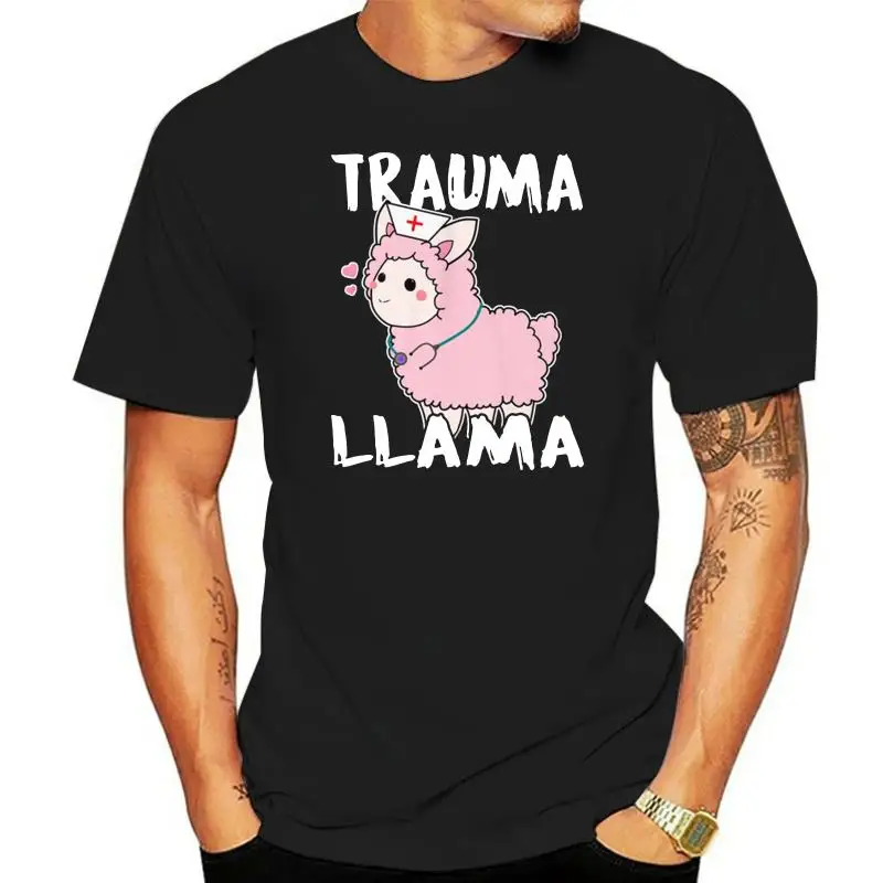 

Men T Shirt Trauma Llama Shirt Nurse Emt Paramedic N Women T-Shirt