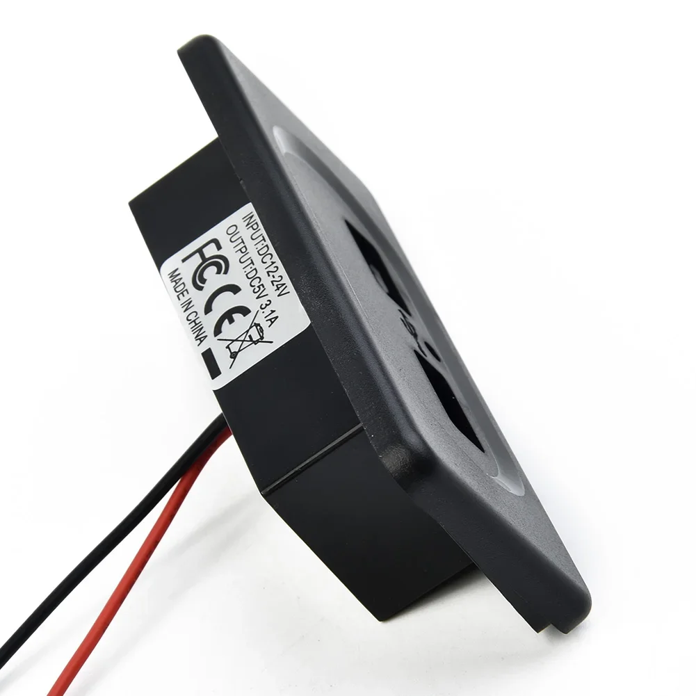 Кемпер с двумя портами USB зарядная розетка для дома на колесах CamCamper двойной