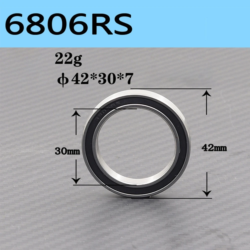 Комплект велосипедных подшипников стальной материал 2 шт. 30x42x7 мм 6806-2RS (61806)
