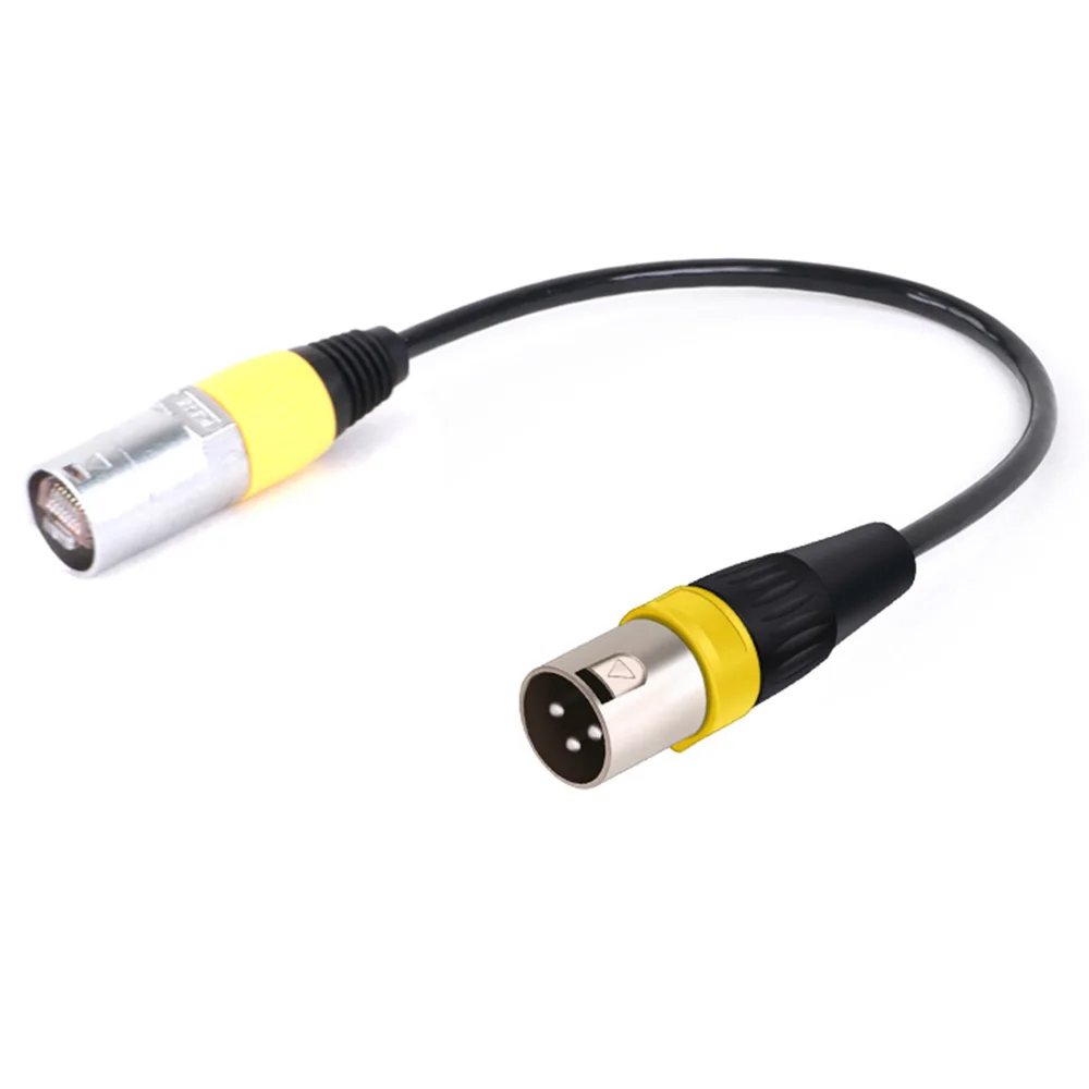 Переходник RJ45 в XLR Ethernet-кабель-удлинитель 3Pin папа 8P8C CAT5/5E сетевой разъем