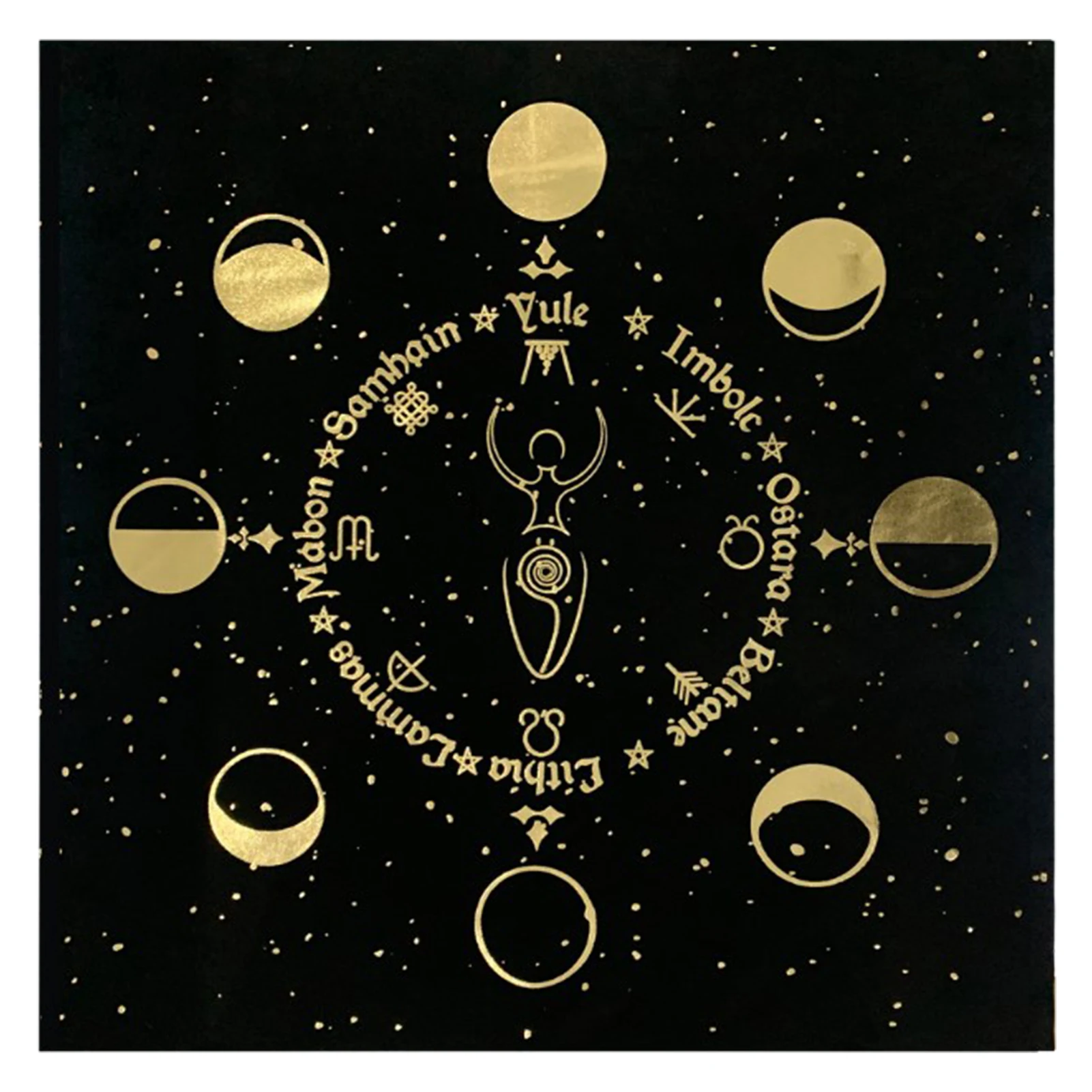 

Скатерть для Таро-карт с созвездиями, Вельветовая ткань для ведра, настольная игра, астрология, товары для гадания