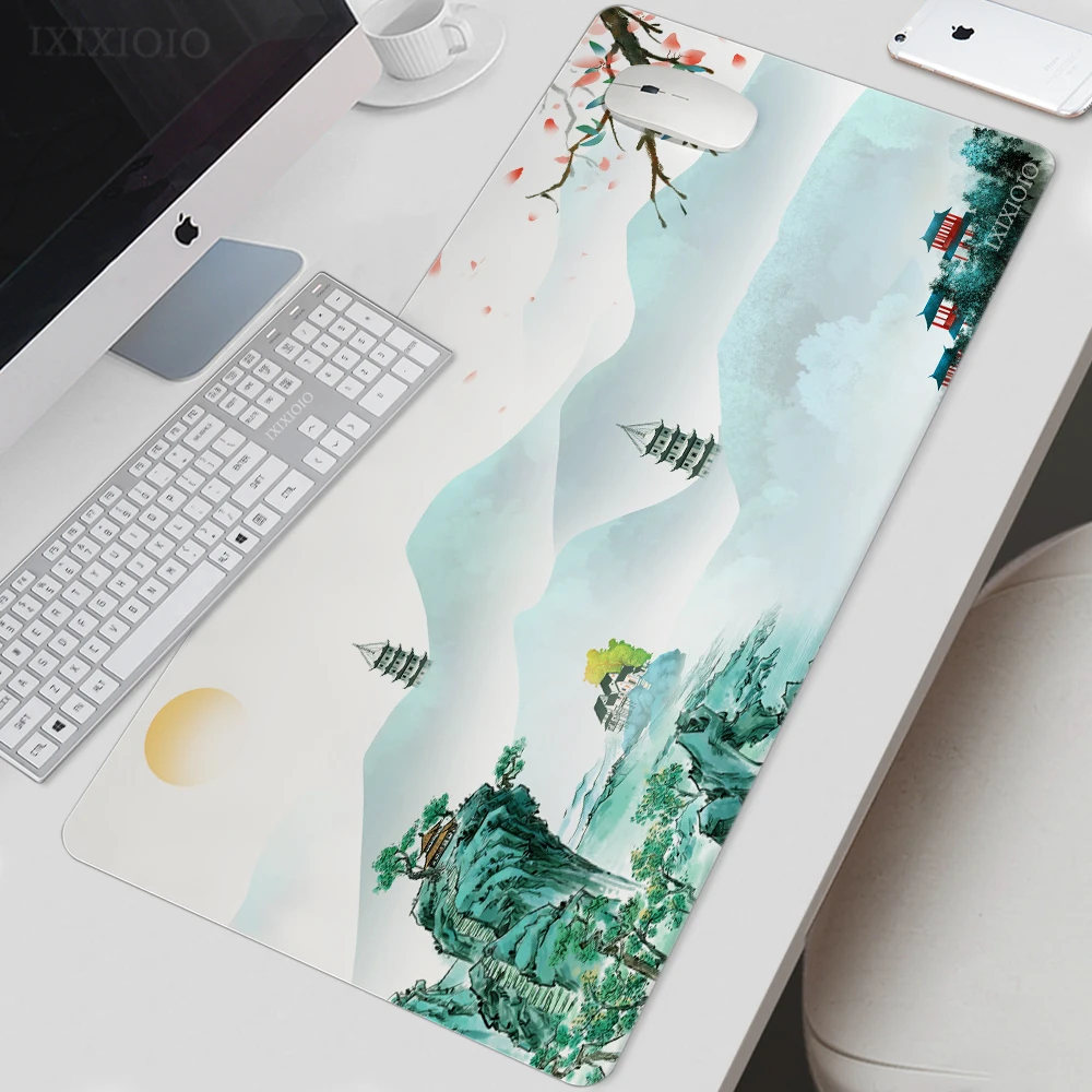 

Landscape Painting Aesthetics Mouse Pad Gaming XL Large Mousepad XXL Non-Slip Carpet Office PC Table Mat Desktop Mouse Pad