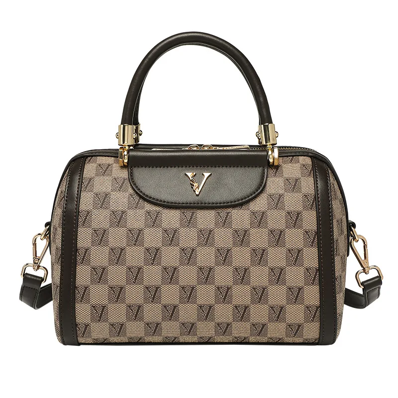

KUROYABU Classical Pillow Bag Fashion Printing Shouder Bag Personaliy Crossbody Bag Vintage Handbag Business Small Women Handbag