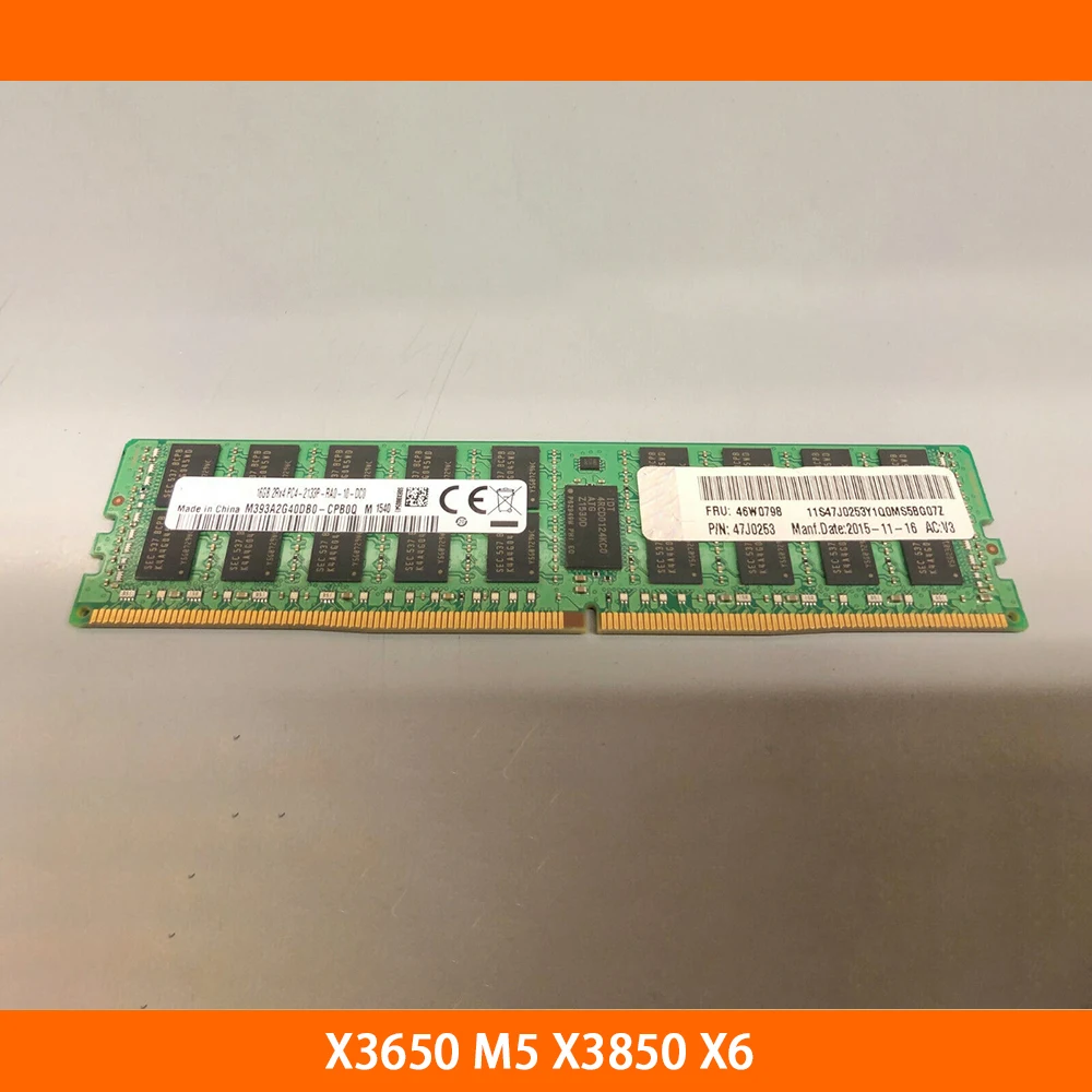 Server Memory For IBM X3650 M5 X3850 X6 16G DDR4 2133 ECC REG 46W0798 46W0796 47J0253 Fully Tested