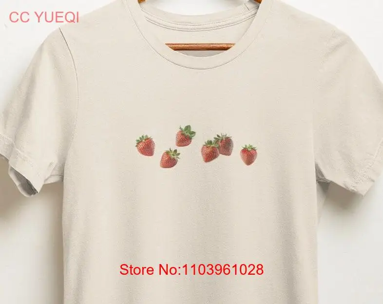 Милая футболка с клубникой для женщин-любителей Fruit Addict Straw Berry Эстетическая