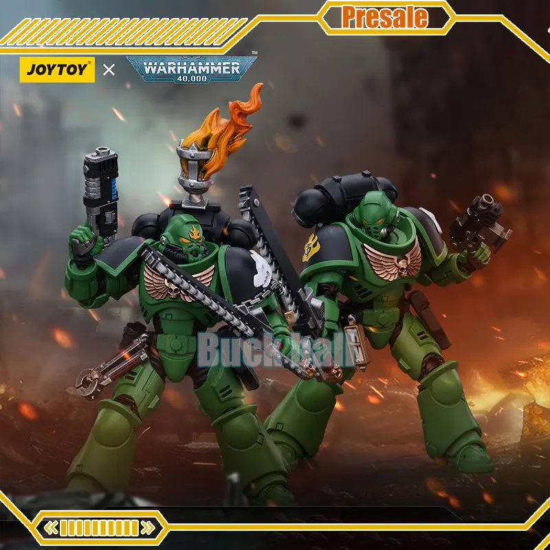Предпродажа Joytoy 1/18 Warhammer 40k Фигурка Саламандры Интерксессуары Сержант Цек Ган