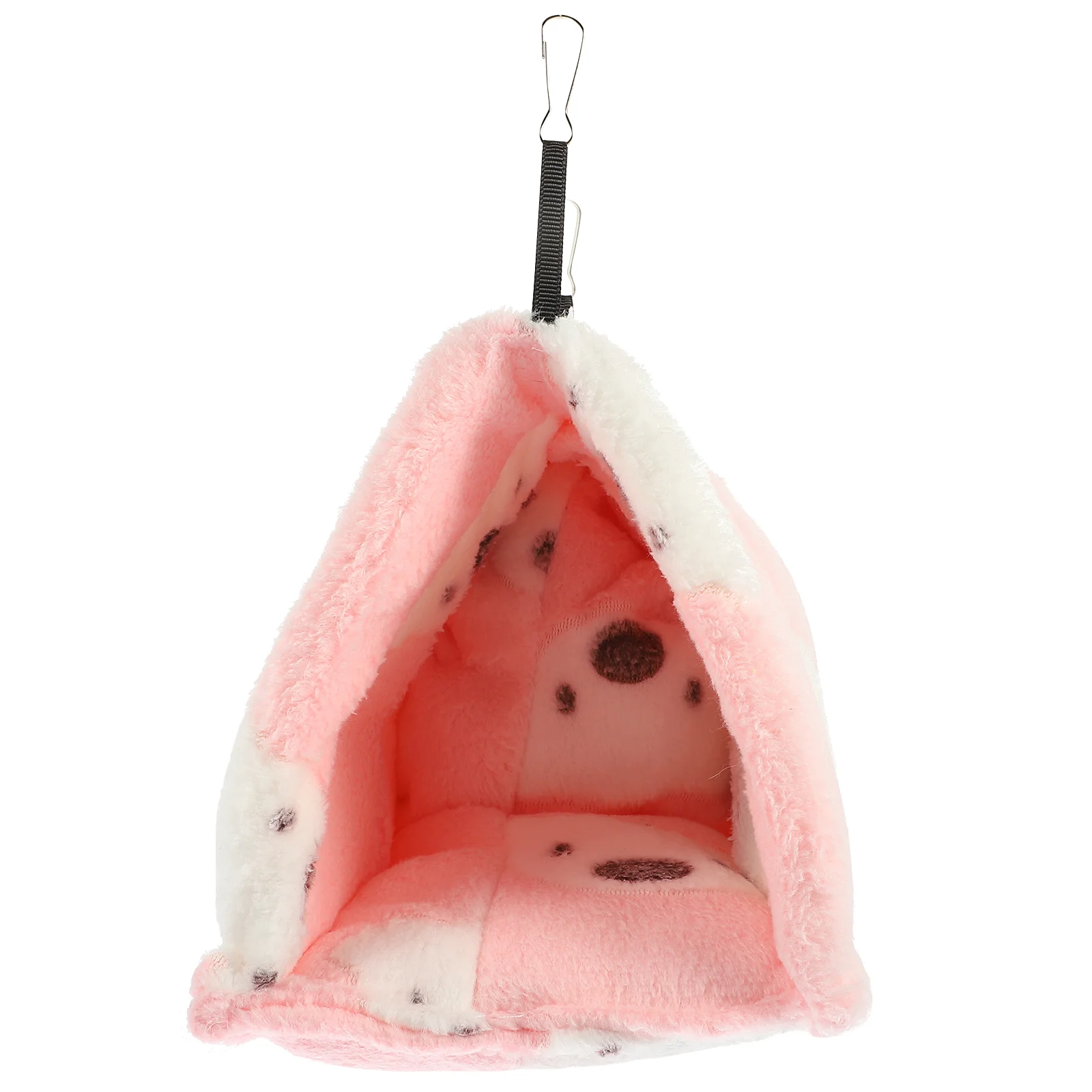 

Hamster House Bed Guinea Hammock Hanging Cave Cage Bird Animal Sleeping Hideout Hedgehog Cozy Warm Hut Plush Parrot Hideaway