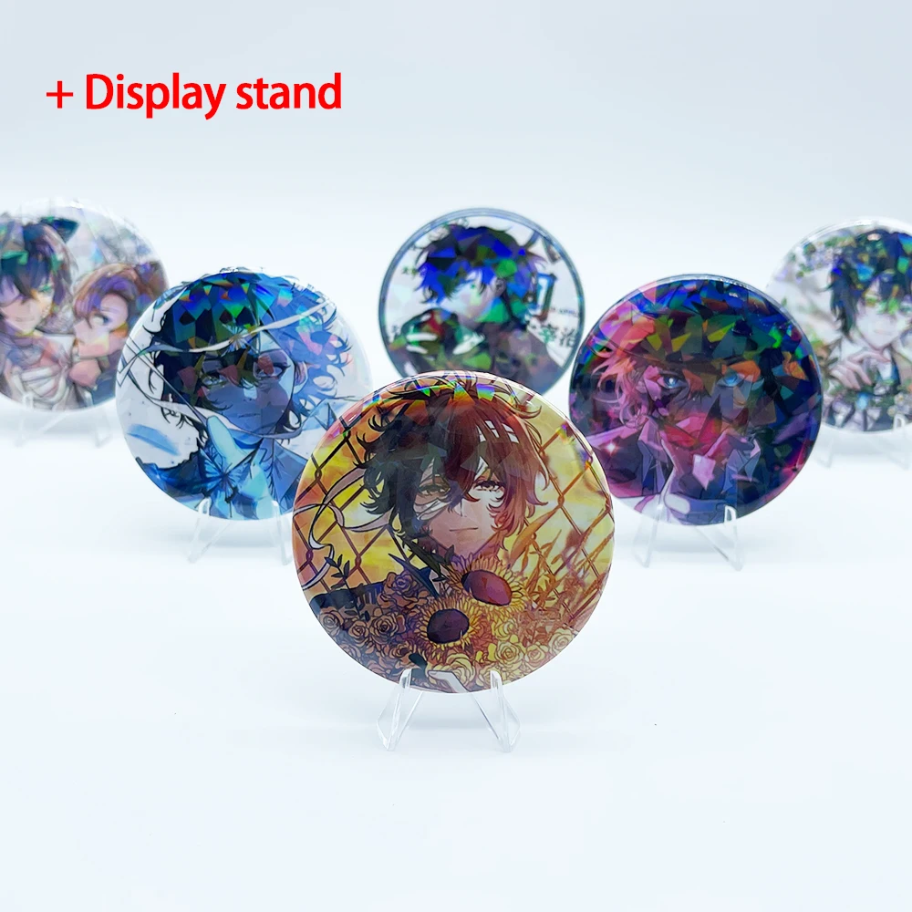 

Фигурки аниме «бродячие собаки» от Bungo, металлический лазерный значок, значок Ryunosuke Akutagawa, милый стиль