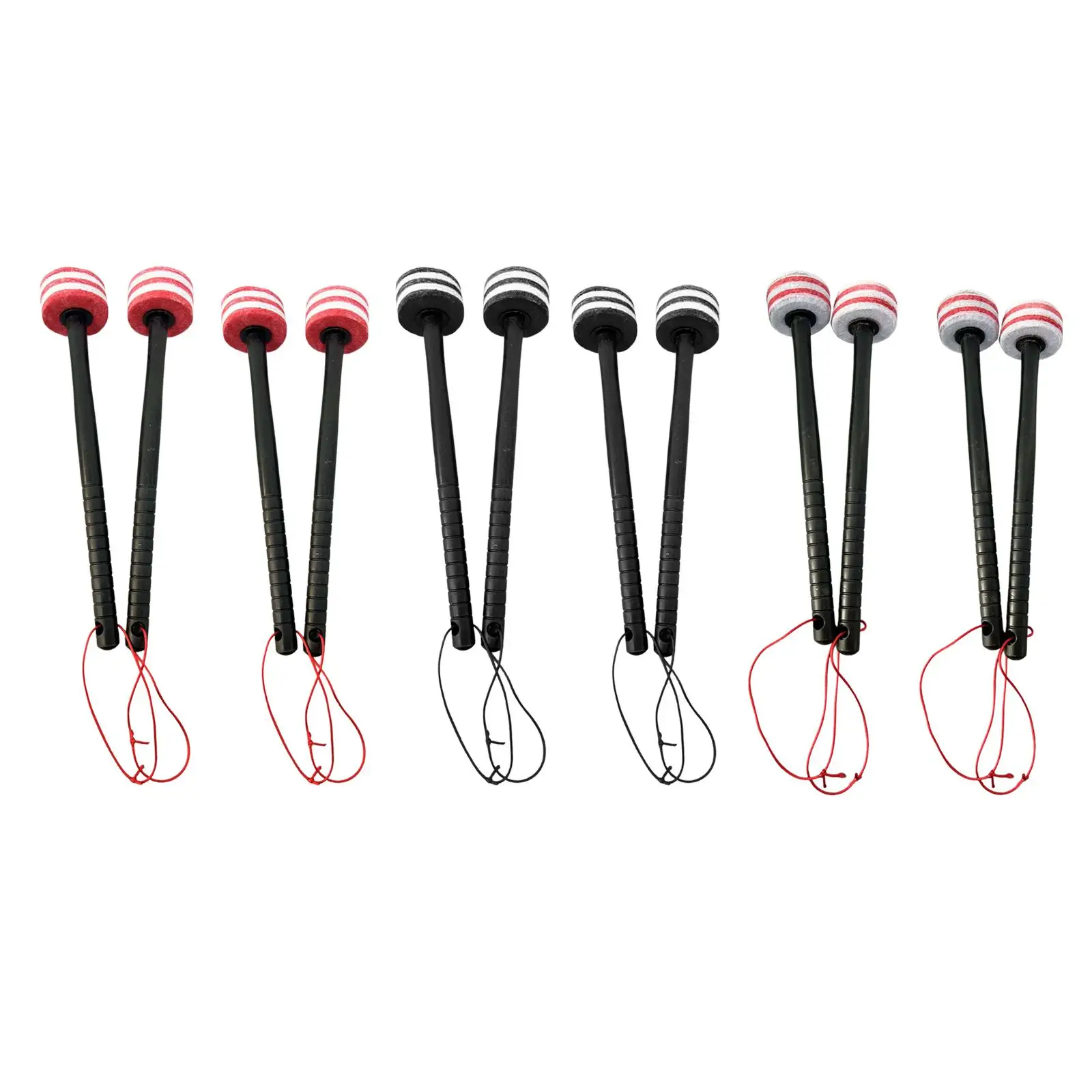 

2 шт. барабанные маллеты, аксессуары для музыкальных инструментов для проигрывателей труб и команд