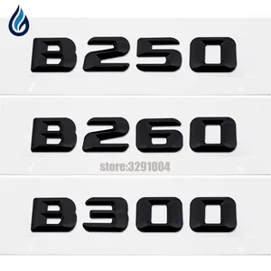 For Mercedes Benz W245 W246 W242 B-Class B300 B250 B260 Emblem Logo Badge Rear Trunk Letters 3d Sticker Car Styling
