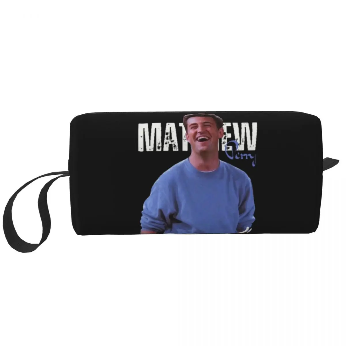 

Matthew Perry Fan Art Design For Friends Makeup Bags Large Capacity Cosmetic Bag Trend Waterproof Makeup Organizer Case