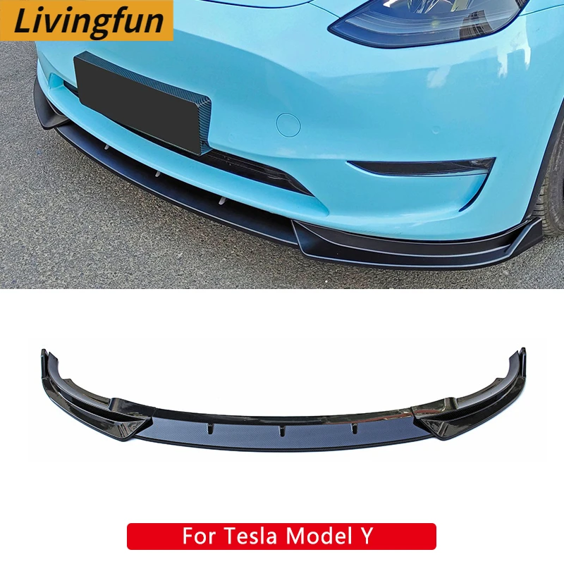 

3 шт., защитные бамперы для передней юбки Tesla