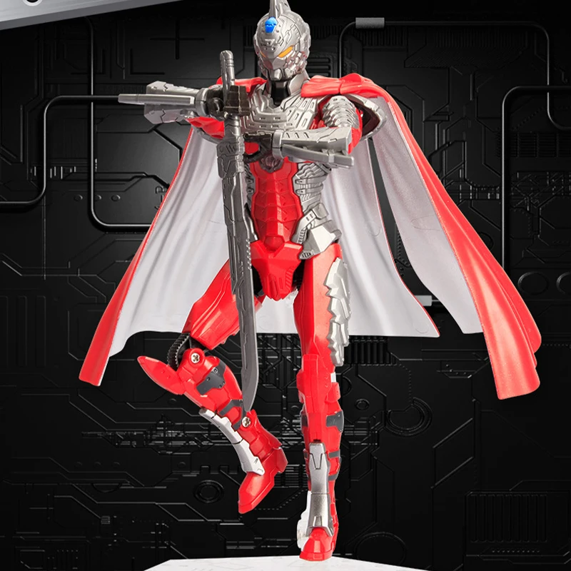 

Плащ Аниме Ultraman Armor многошарнирная подвижная светящаяся кукла-трансформер робот экшн-фигурки декоративная модель игрушки подарки