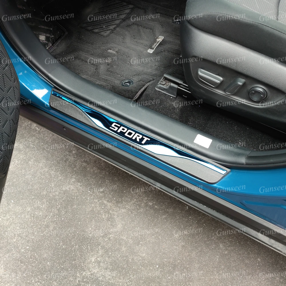 

Car Accessories For Dacia SPRING 2021 2022 2020 Auto Door Sill Threshold Pedal Cover Trim Scuff Plate Guards Styling Stickers