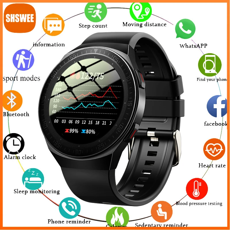 

For Xiaomi Huawei Bluetooth Call Smart Watch Men 8G Memory Card Music Player Smartwatch Phone Waterproof Sports Fitness Watches