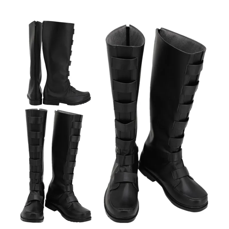 Qui Cospay Gon Jinn Обувь для косплея Сапоги взрослых и мужчин Хэллоуин Карнавальные