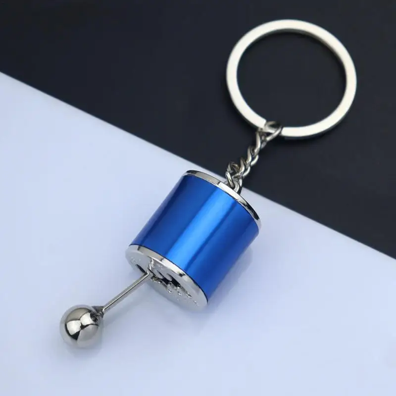 

Gear Shift Toy Design Keychain Car 6-speed Gearbox Shifter Keychain Creative Auto Part Model Gear Box Keychain