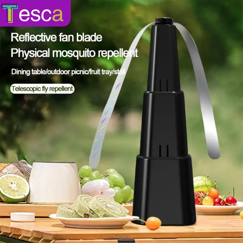 

Deterring Tables Fly Fans Indoor Outdoor Dinner Party Bbq Table Top Wasp Repeller Fan Multi-function Fly Spinner Fly Fans