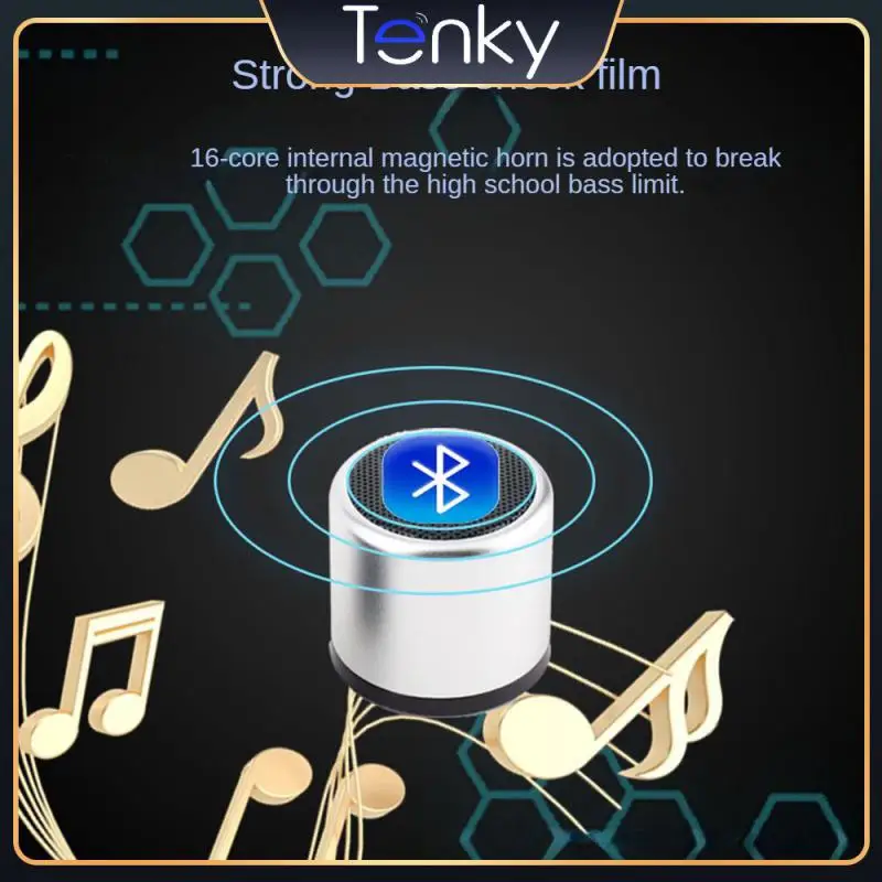 

Speaker Easy Operation 360 Degree Surround Sound Small A Button Switch Lightweight And Portable Outdoor Audio Devices Subwoofer