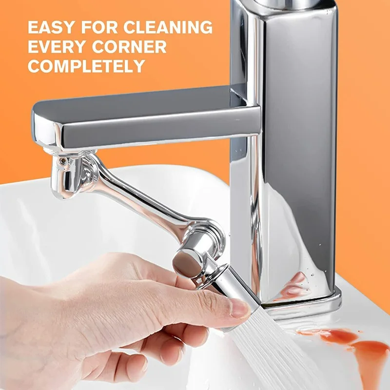 Вращающийся на 1080° аэратор крана смешивания с фильтром брызг для экономии воды.