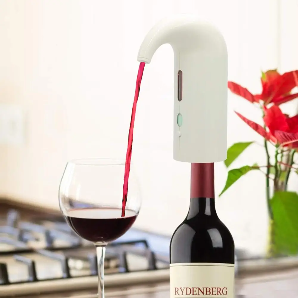 

Manufacture Rechargeable Patent Wine Aerator Decanter Electric Wine Aerator China Metal Aluminum Alloy Bar Accessories ZP-AW001