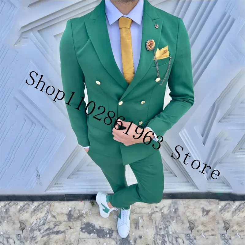 Рисунок 3 - Элегантные двойные ластированные костюмы для мужчин