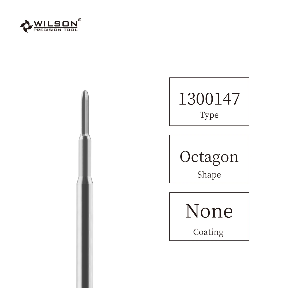 

2pcs - Solid Carbide Polygon (1300147)- WILSON Carbide Nail Drill Bits