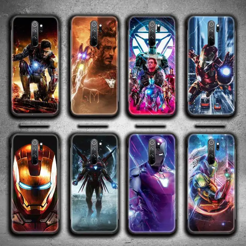 

Bandai Marvel Superhero Iron Man Phone Case for Redmi 9A 9 8A Note 11 10 9 8 8T Pro Max K20 K30 K40 Pro