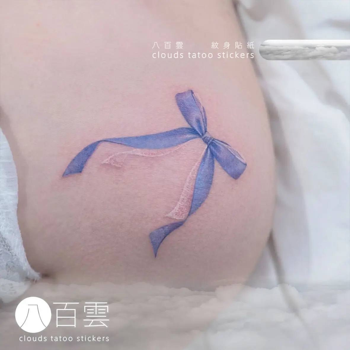 

Purple Silk Bowknot Tattoos Cute Fake Tattoo for Woman Men Arm Tattoo Waterproof Temporary Tattoo Stickers Lasting Cute Tattoos