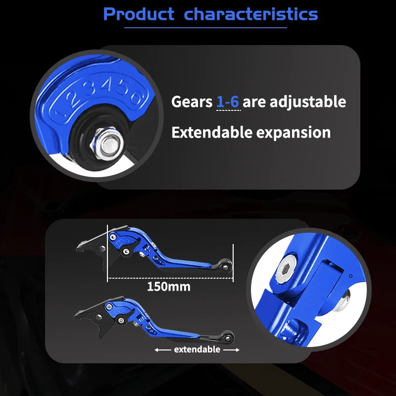 Складной выдвижной рычаг тормозной муфты для NMAX 155 125 150 XMAX 300 400 250 SMAX155