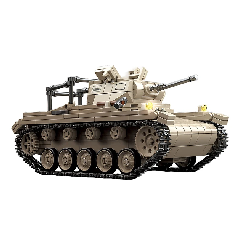 858 шт. PZ.BEOB.WG.II Строительные блоки Второй мировой войны Классическое военное армейское оружие Модель автомобиля Кирпичи Игрушки для детей Подарок для взрослых (art.: 3920cfcd4582d) - 3920cfcd4582d
