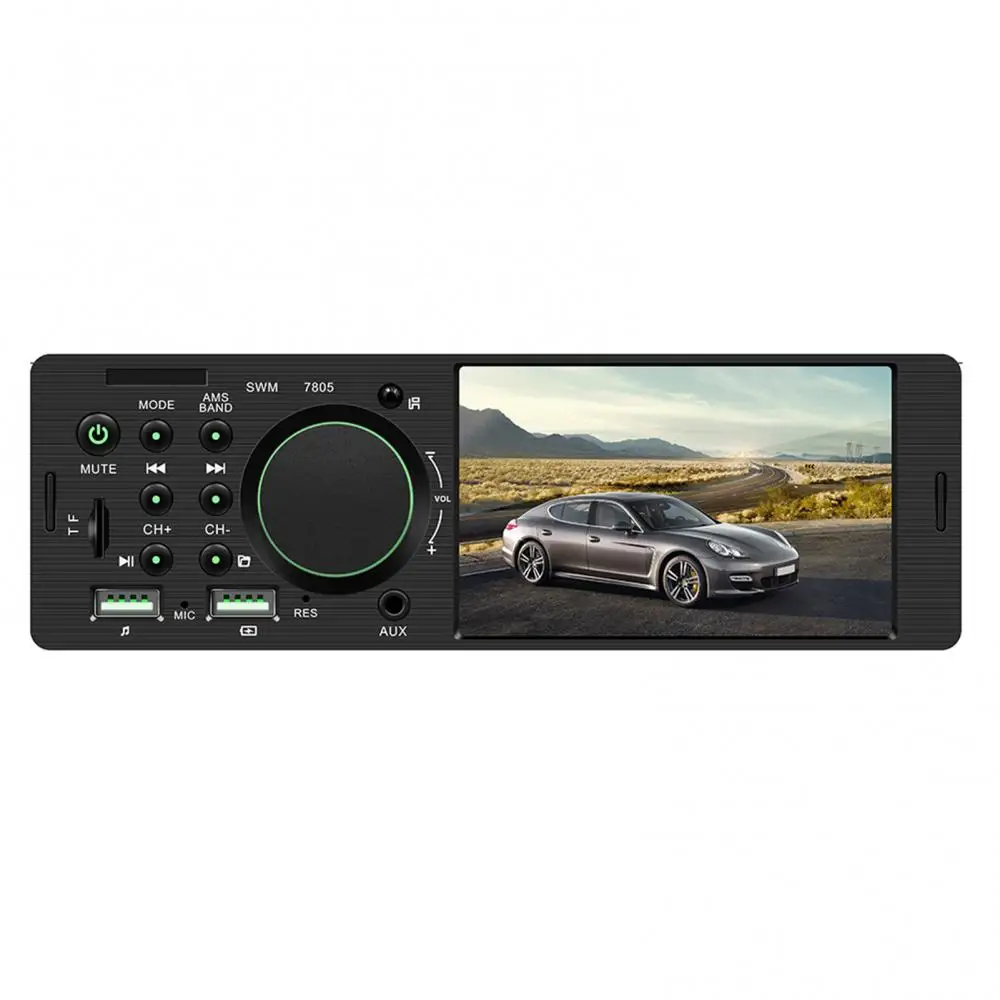 Universal MP5 Player Radio 7805 18.8cmx5.8cmx6.5cm Car 1 Din HD 4.1 inch Screen FM Stereo Audio | Multimedia