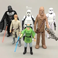 genuine star wars action figure 3 75 inch movable model darth vader clone trooper stormtrooper luke skywalker rare boy toy