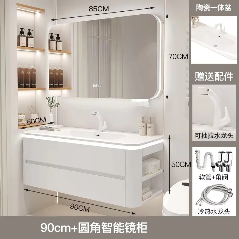 Шкаф для хранения в ванной комнате закрытый унитаз умывальник настенная аптека