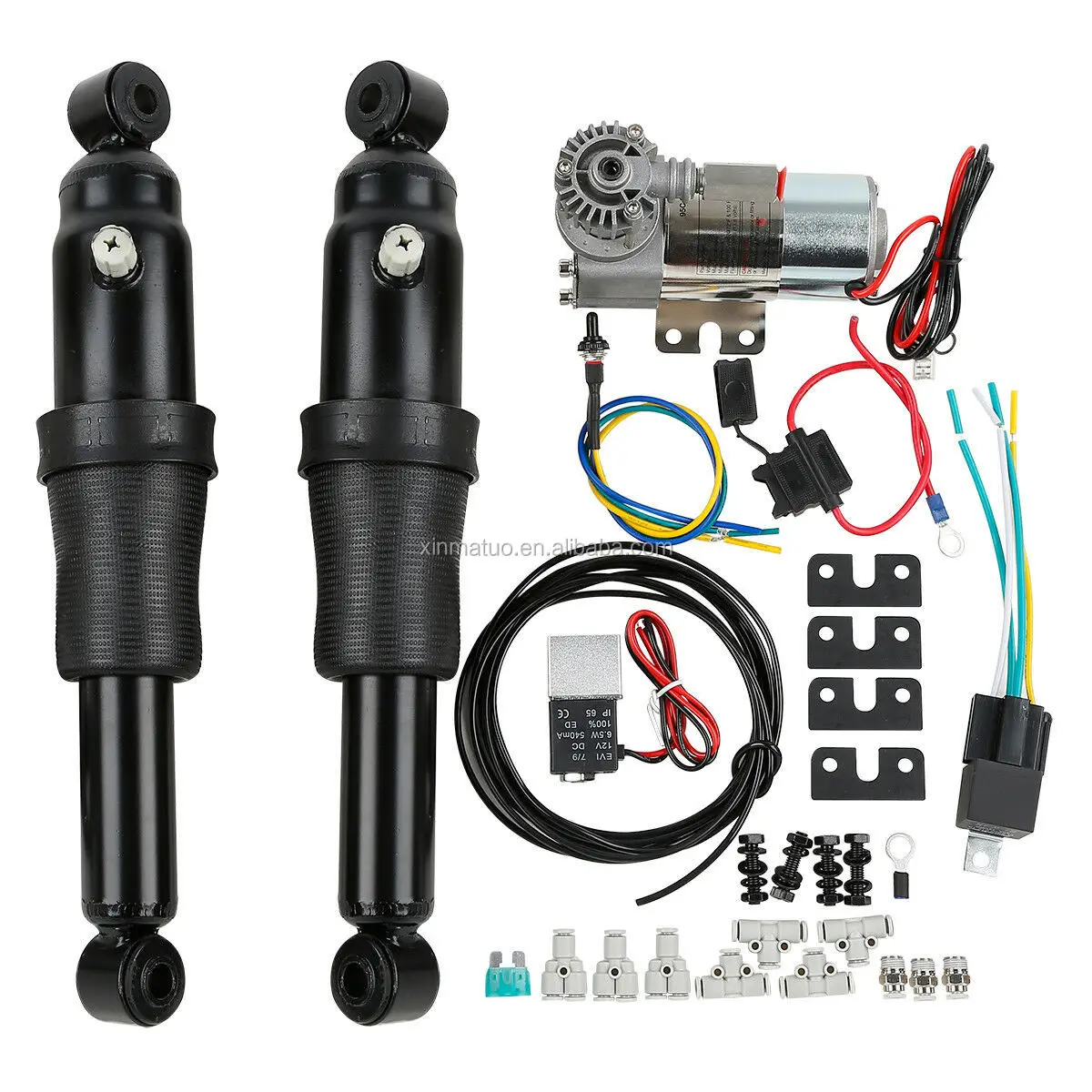

XINMATUO XF2906C94 Rear Air Ride Suspension Kit Fit For Harley Touring Bagger 1994-2020