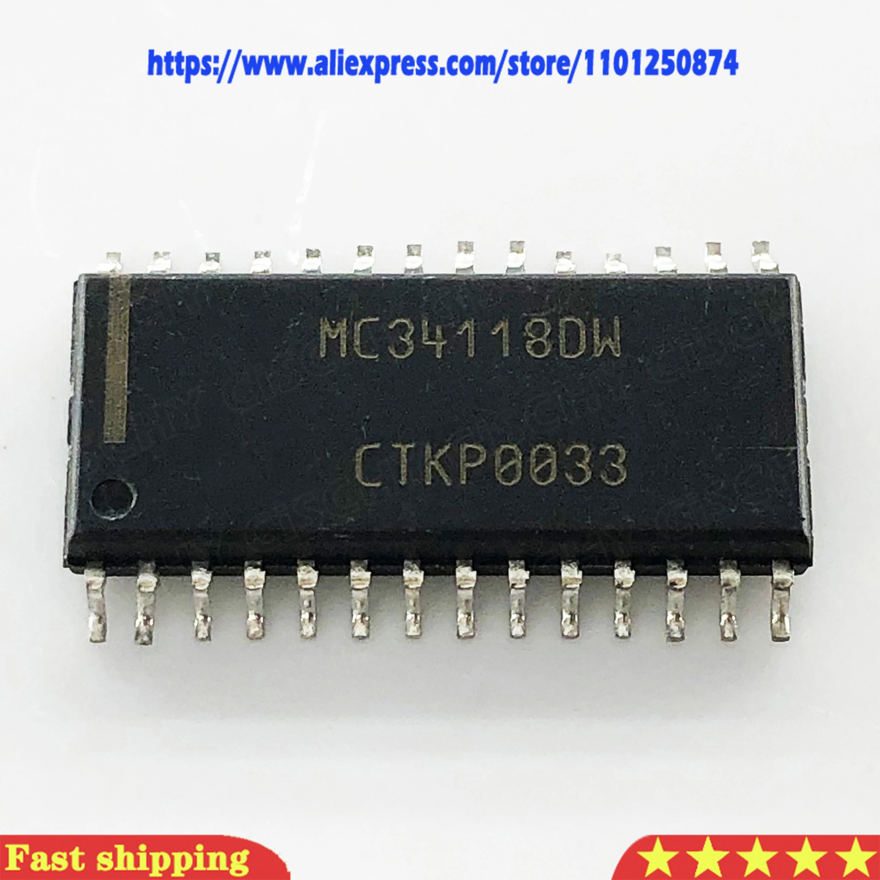 

5 шт./лот MC34118DW MC34118 лапками углублением SOP-28 в наличии на складе