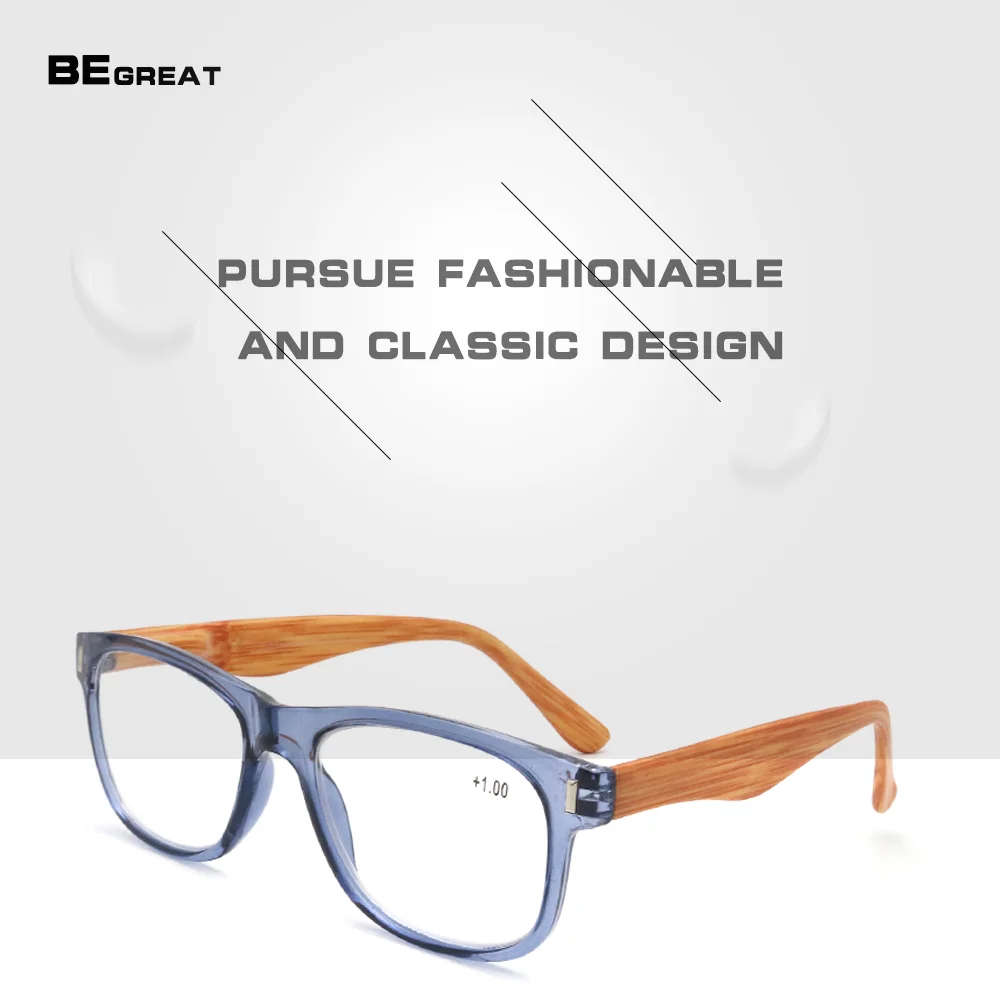 

BEGREAT Reading Glasses Unisex Women Eyeglasses Prescription Women Spectacles Frame +100 To +300 oculos de grau