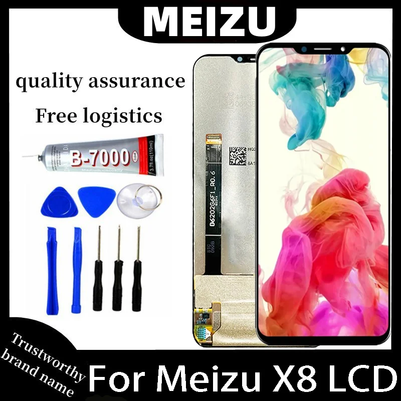 ЖК-дисплей 6,2 дюйма для Meizu X8 X 8, детали для замены для Meizu X 8 X8 M852H M852Q, ЖК-дисплеи с рамкой