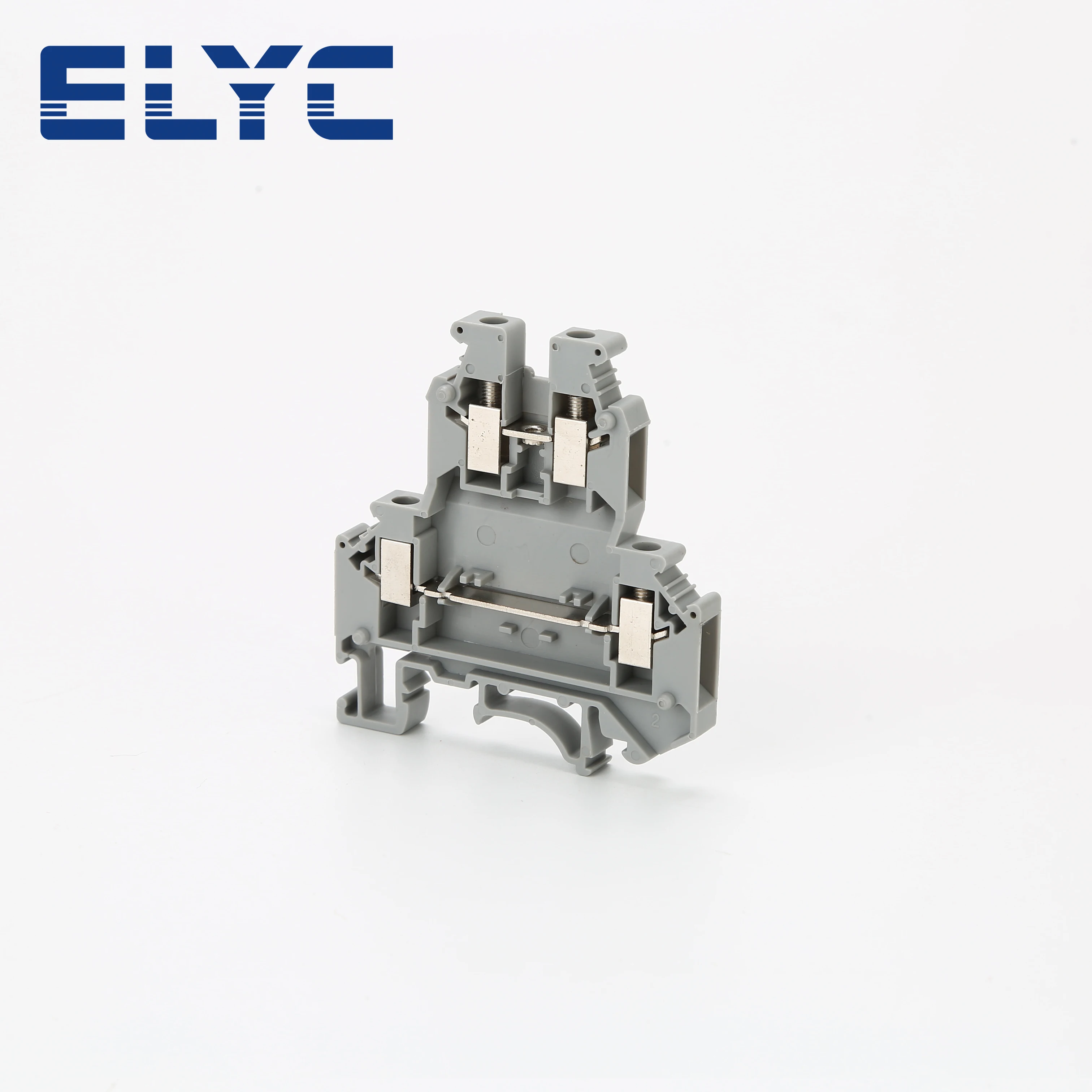 Универсальный двухслойный винт UKK5, Клеммная колодка с 4-коннектором, проводной электрический разъем, DIN-рейка, 10 шт.