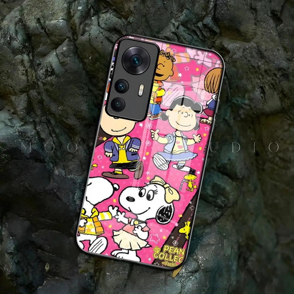 Милый мультяшный S-Snoopys чехол для телефона Samsung s 24 23 22 21 20 a 34 54 53 note20 m54 ultra Plus