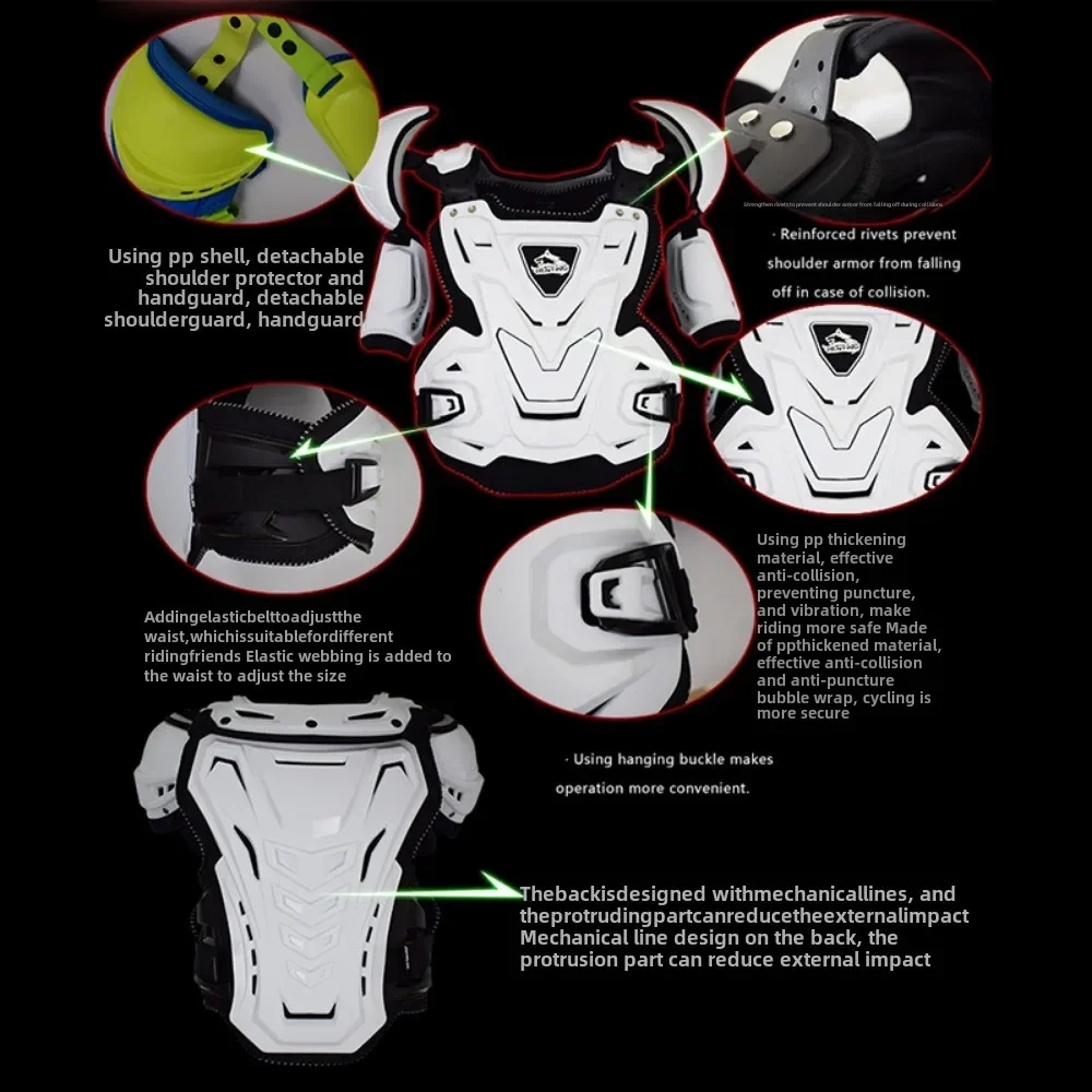 Бронированный бронежилет для мотокросса мотоциклетная куртка жилет защита