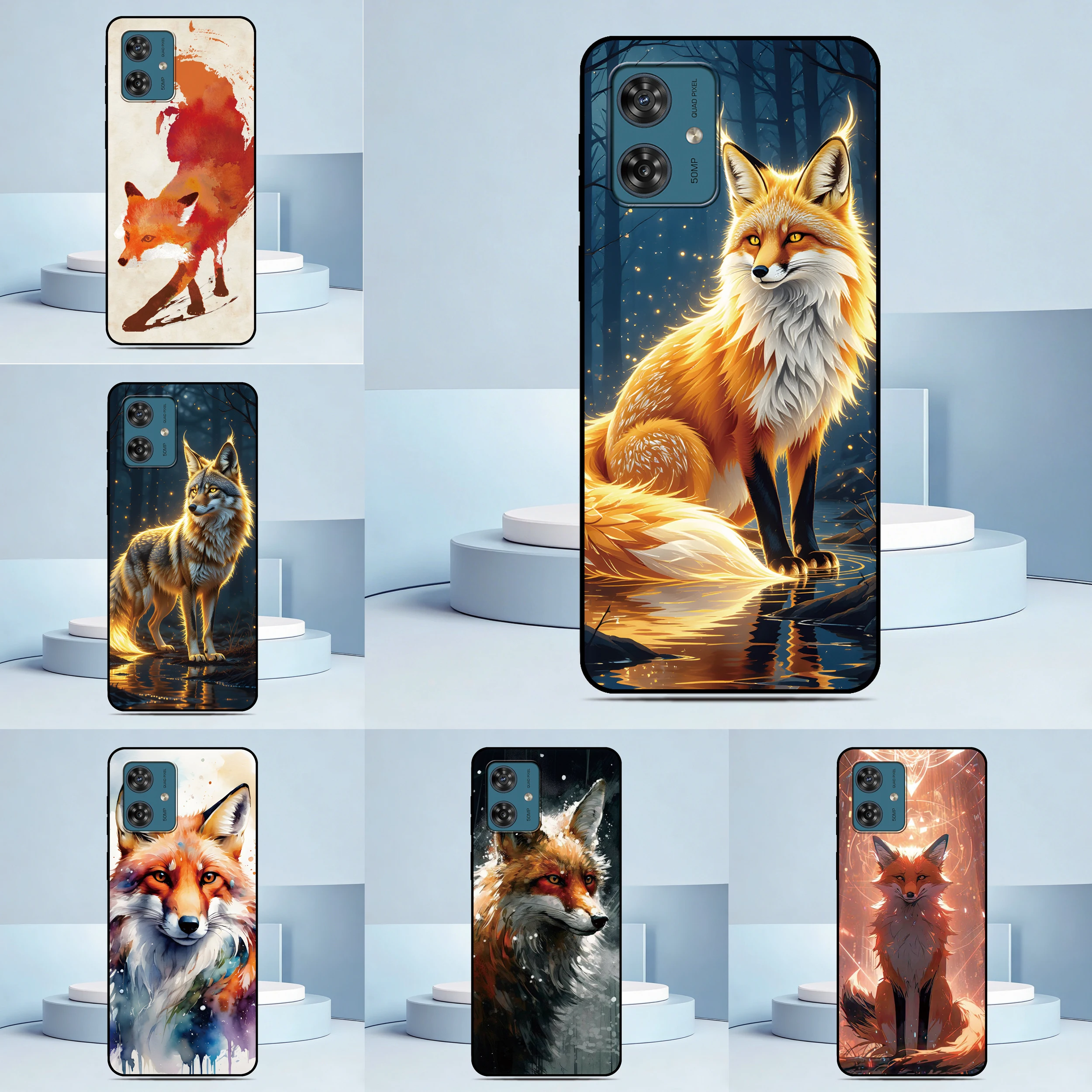 Фото Чехол для телефона Fox Lovely для Cubot A40 X100 A20 A10 Max 5 3 P80 P50 X70 X50 Note 60 50 21 J7 Power, задняя крышка с индивидуальным изображением №1