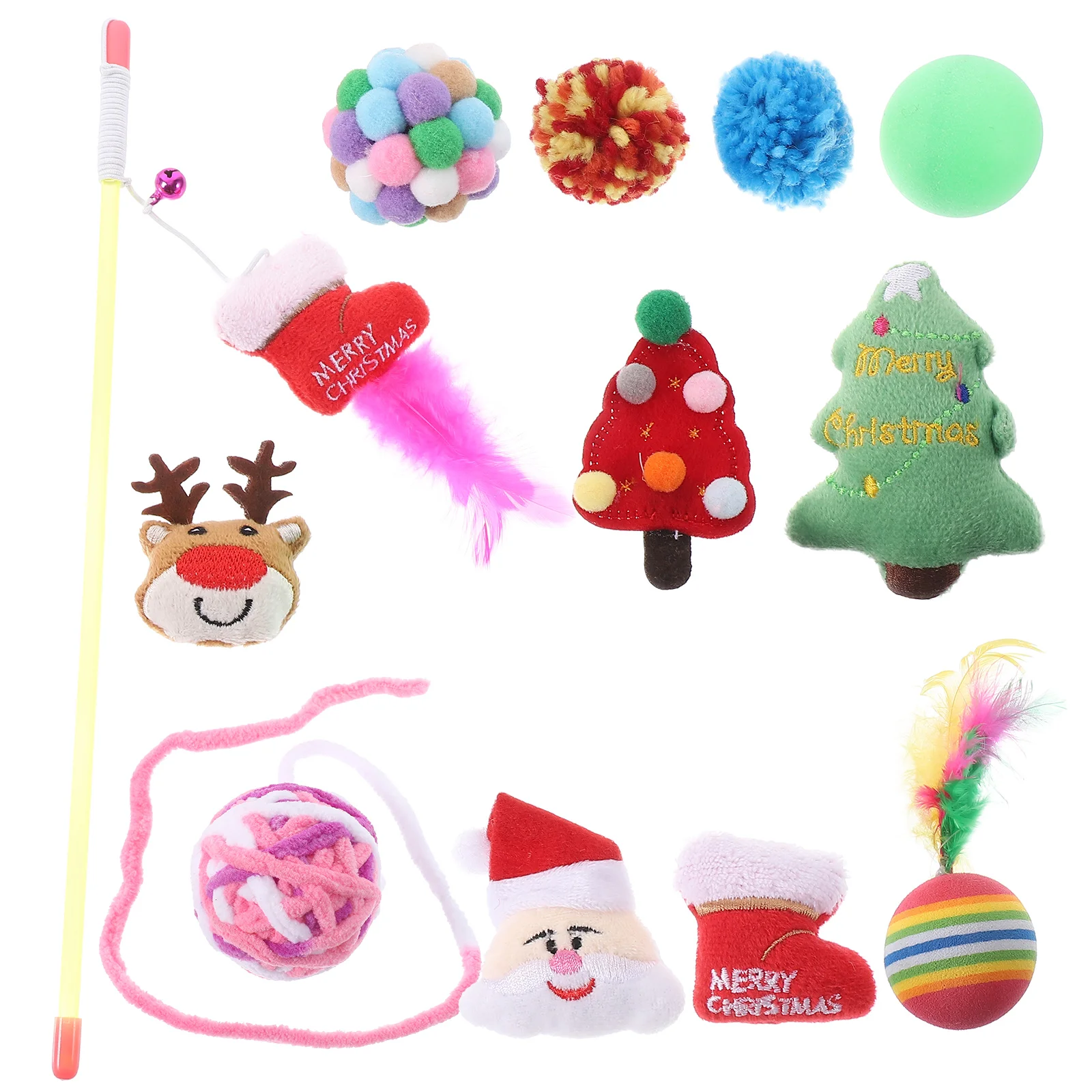

Teasing Swings Pet Portable Cat Sticks Toy Wand Kitten Toys Attractive Playthings Funny
