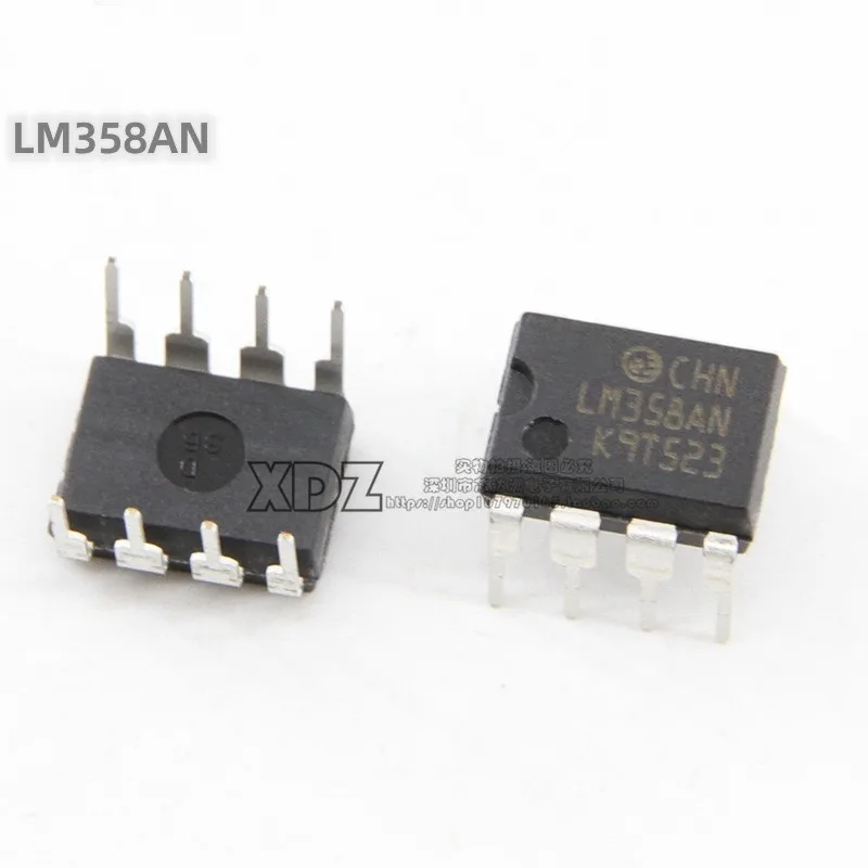 Оригинальный оригинальный чип операционного усилителя LM358AN LM358N LM358 DIP-8, 10 шт./партия