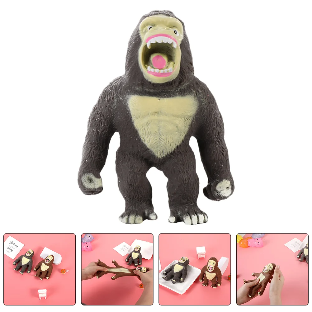 Stocking Stuffers Students Stretch Gorilla Monkey Figure Toy Monkey Gorilla Funny Stretchy Toy Monkey Toys