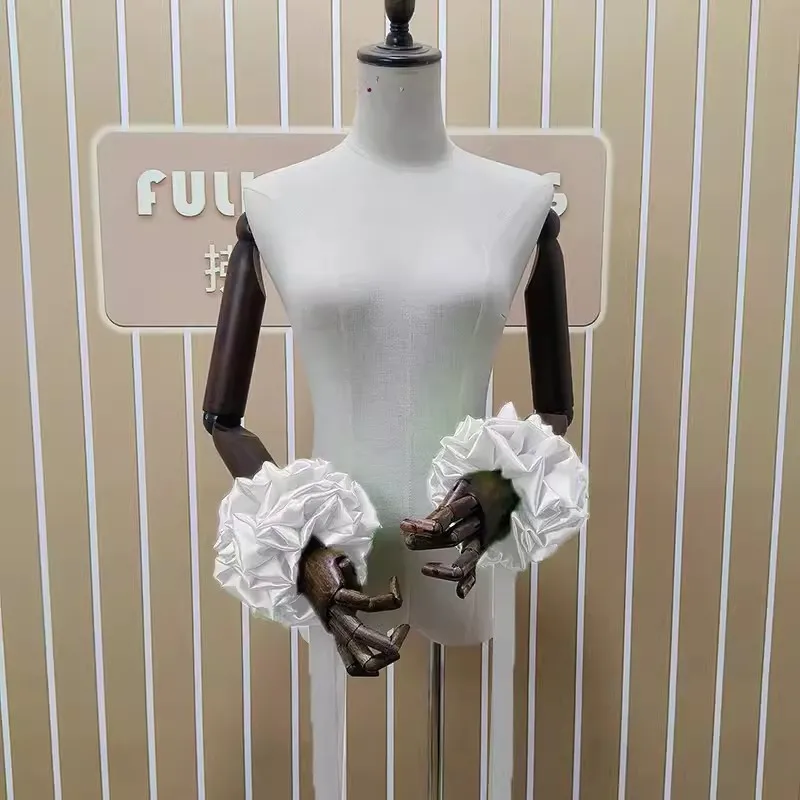 Одежда для современных танцев Waltz аксессуары рук бальных манжеты с цветами из