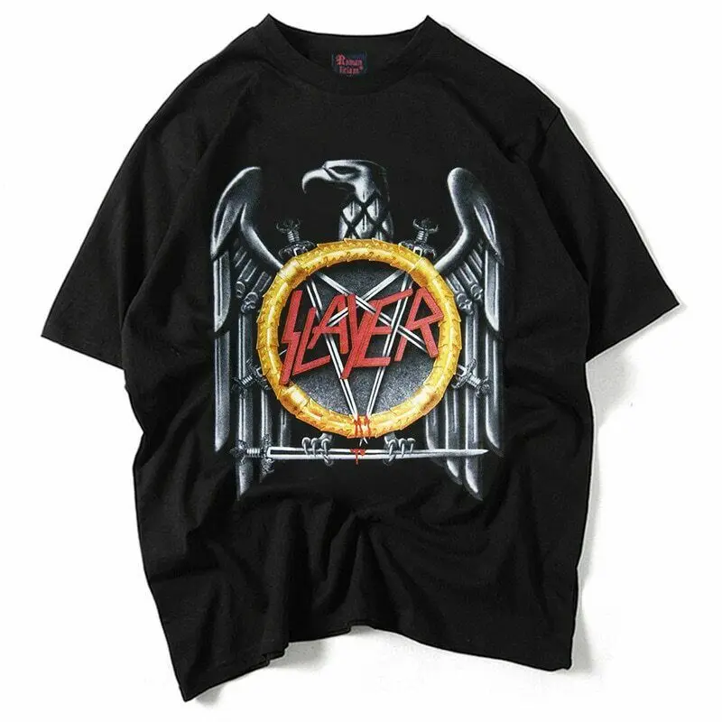

Slayer Eagle Speed Metal T Shirt Vintage Gift For Men Women Funny Tee